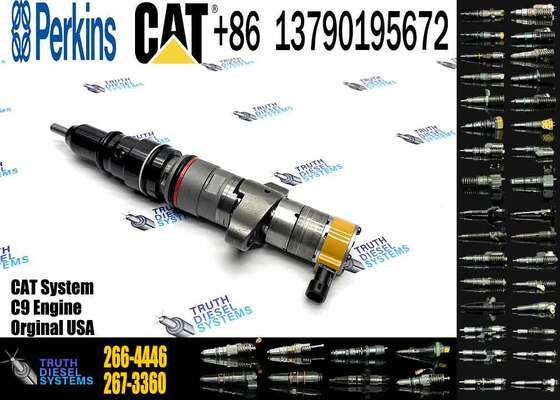 Diesel Fuel Injector 387-9433 3879433 for Excavator C9 Engine Common Rail Injector 336D 330D 266-4446 2664446