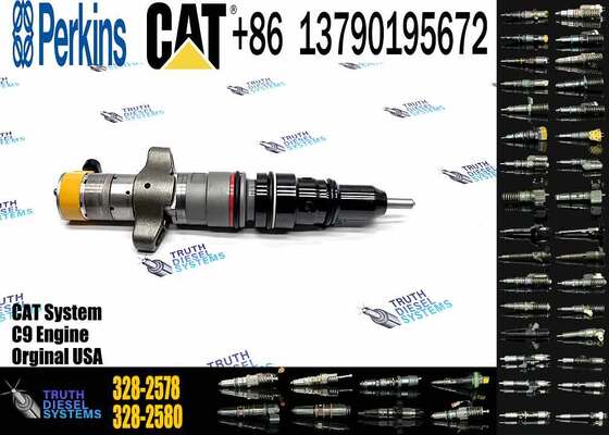 Injector 328-2578 Diesel Fuel Injector 328-2577 328-2576 for Caterpillar Excavator C9 Engine Parts