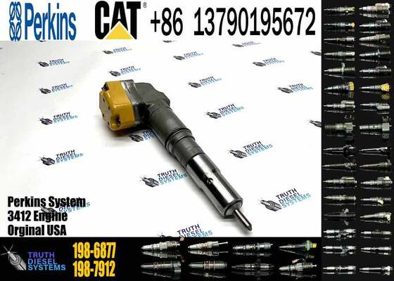 New 3412 Diesel Engine Fuel Injector 111-7916 198-4752 20R-5392 198-6877 232-1170 for Excavator Parts Condition New