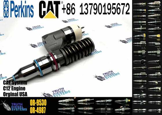 Excavator Parts Diesel C12 Engine Injector 208-9160 0R-9595 1OR-1814 OR-4987 161-1785 OR-9530 New Stainless Steel Injector for Excavator