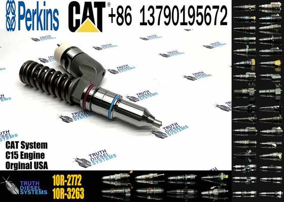 Excavator Injector 2530618 253-0618 10R2772 10R-2772 for C18 Engine Parts Diesel Nozzle Assembly