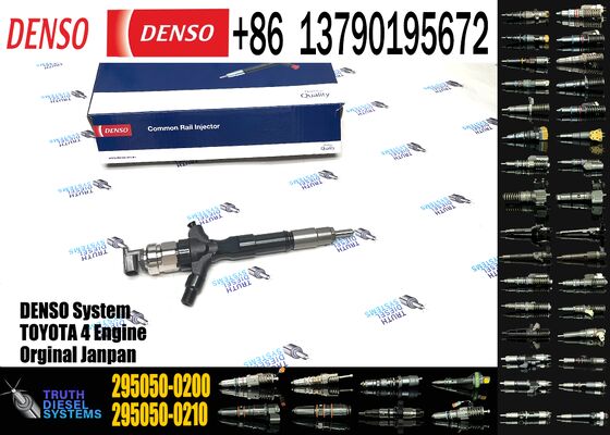 295050-0460 Fuel Injector 23670-39365 for Toyota 1KD-FTV 3.0L D-4D Euro 4 Common Rail Diesel Engine 295050-0200