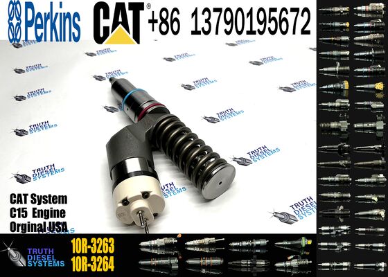 Fuel Injector 244-7716 249-0709 10R-1273 10R-9236 253-0614 10R-3263 253-0615 10R-3264 Fits for C15 Engine Excavator Truck Parts engine spare Auto vehicle parts