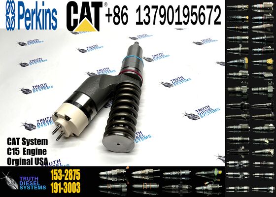 New BOTOP Diesel Fuel Injector Assembly 253-0615 for C15 Construction Machinery Engine (OE 153-2875 191-3003)