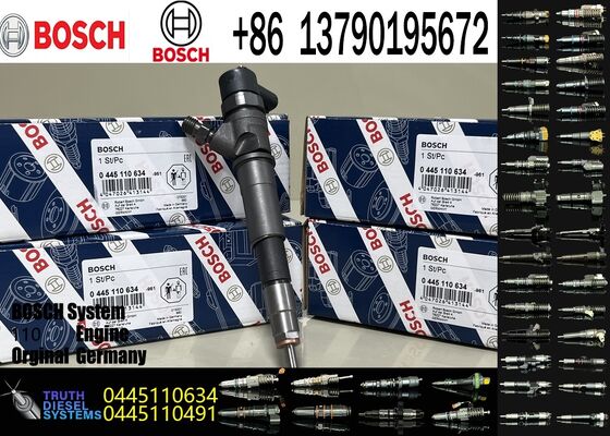Kwaliteit Common Rail Piezo Injector 166091245R 0445110375 0445110634 1 Year Warranty Diesel Engine for Vauxhall Movano & for fabriek